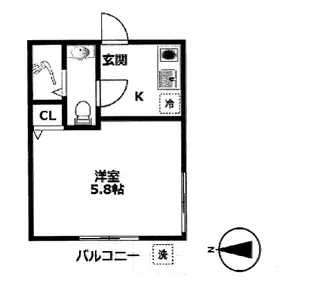 メゾン・ド・プレテ【2階】の間取り