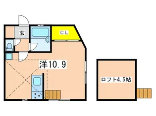 オークヒルズ山手【2階】の間取り