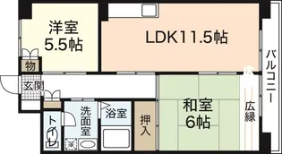 光町ハイム【3階】の間取り