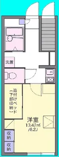 アンプリオシエル【1階】の間取り