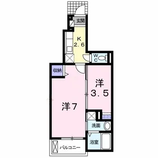 グラン セーヌ【1階】の間取り