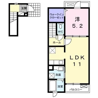 モスアゲート【2階】の間取り