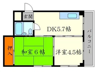 ニューライン千里船場【3階】の間取り