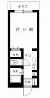 アプローズ奥戸壱番館【2階】の間取り