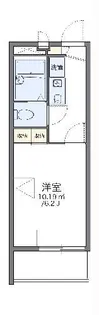 レオパレス雅【3階】の間取り