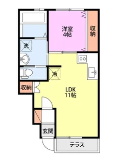 マナフォレスト石橋【1階】の間取り