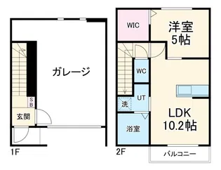 アクアA棟の間取り
