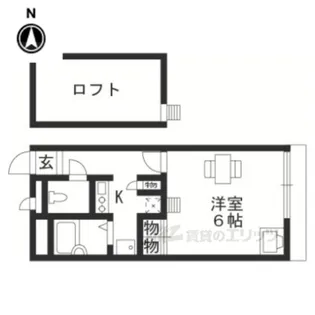 レオパレス高瀬川【2階】の間取り