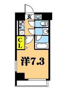BluRock東品川【6階】の間取り