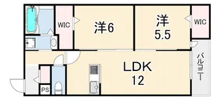 メゾン ソルサリエンテ【3階】の間取り