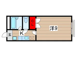 穴川ハイリビング弐番館【4階】の間取り