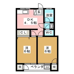 森谷ビル【4階】の間取り