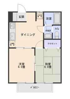 シティシャトレ峰【2階】の間取り
