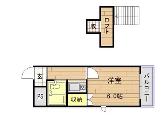 ラパンプラス【4階】の間取り