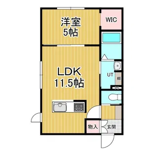 MARESSE REGINA【1階】の間取り
