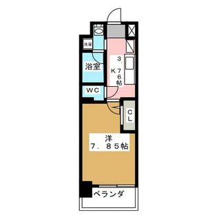 アールズタワー望が丘【7階】の間取り