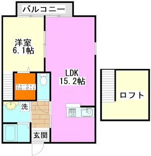 GプリズムIII【2階】の間取り