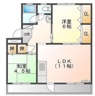 山田ビル【2階】の間取り