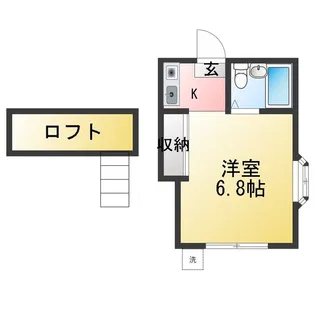 テラスエイト【1階】の間取り