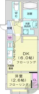 プエンテ豊平【3階】の間取り