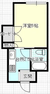 ユニオンスクエア【3階】の間取り