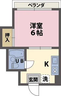 メゾンメイプル【2階】の間取り