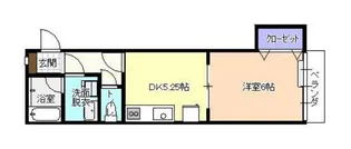 シサルパイン【3階】の間取り