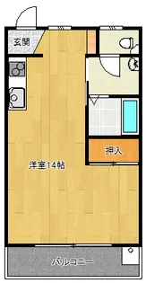 ハイツ大平【2階】の間取り
