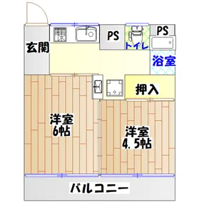 コーポ開成【3階】の間取り
