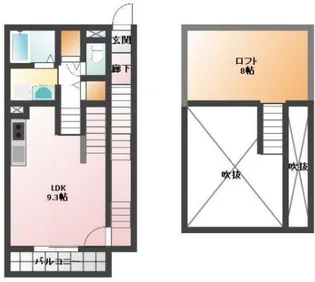 ペガサス【2階】の間取り