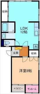 パルハウス【1階】の間取り