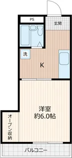 ルレーブ見川 I棟【2階】の間取り