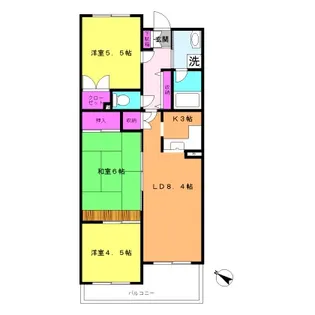 ヒルズ青葉【1階】の間取り