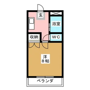 ドミール雅【1階】の間取り