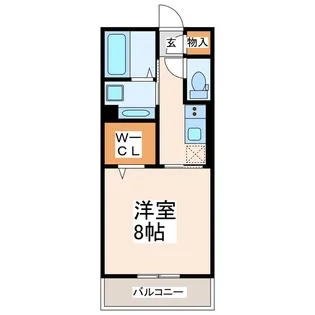 グッドラック四番館【2階】の間取り