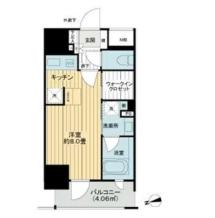 東京都台東区鳥越1【マンション】の間取り