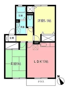 グリーンパレス【1階】の間取り
