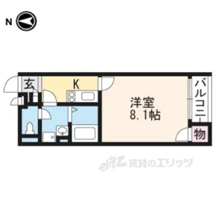 クレイノゆずりは【1階】の間取り