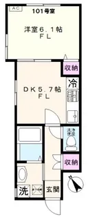 チャルテ湯島【1階】の間取り