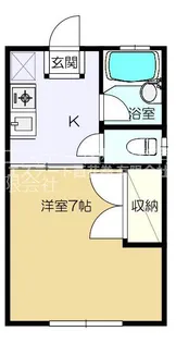 コーポネメアI【2階】の間取り