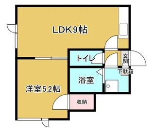 カーサマローネ【2階】の間取り