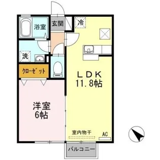 GENESIS(ジェネシス)【1階】の間取り