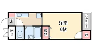 FIVE ONE【3階】の間取り