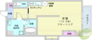 しゃとれ向山【2階】の間取り