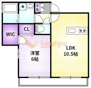 福岡県久留米市上津1【アパート】の間取り