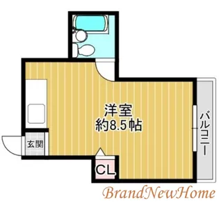 ロイヤルコート1番館【2階】の間取り