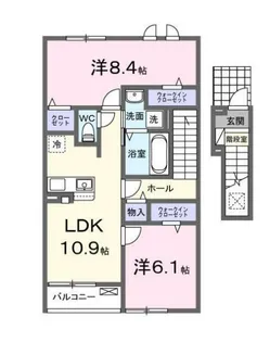 東京都練馬区石神井町4【アパート】の間取り