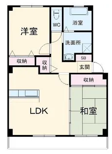 ボナール木太【3階】の間取り