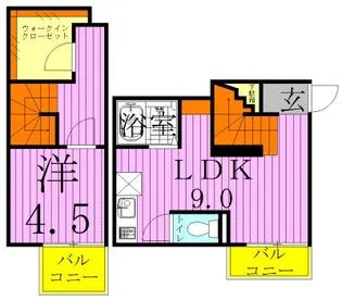 コーポ第一フクジュの間取り