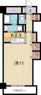 高知県高知市北本町4【マンション】の間取り